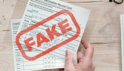 با متخلفان صدور کارت واکسن آسترازنکا تقلبی شدیدا برخورد می‌کنیم