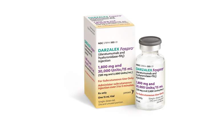 FDA نخستین درمان میلوما پنهان با داروی Darzalex Faspro را تایید کرد