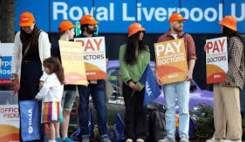 روز سوم از اعتصاب پنج‌روزه پزشکان جوان بریتانیا؛ پیشنهاد دولت کافی نیست